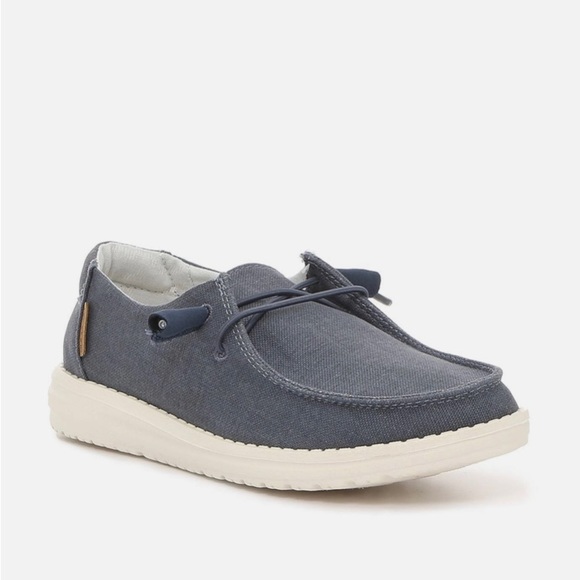 Hey Dude Shoes - Hey dude Wendy chambray navy white